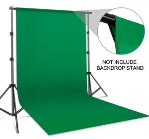 Fotoğrafçılık arkaplan Backdrop pürüzsüz Muslin pamuk yeşil ekran Chromakey Cromakey arka plan bez fotoğraf stüdyosu Video