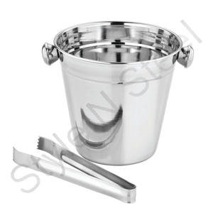 <b>Ice</b> <b>Bucket</b> with Tong Stainless Steel <b>Insulated</b> <b>Ice</b> <b>Bucket</b> With Tongs <b>Ice</b> <b>Buckets</b> Beverage Tubs Stainless Steel - Product Image 1