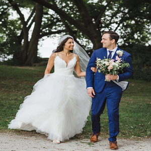 Derniers modèles de smoking moderne Steve & James Thailand Costume de mariage classique en laine/soie avec col en V pour hommes - Product Image 2