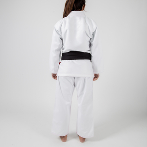 100% algodón brasileño Gi ropa deportiva Kimonos plano Jiu Jitsu traje fino gordo mujeres conjuntos de gran tamaño estilo OEM uniformes artes marciales - Product Image 4