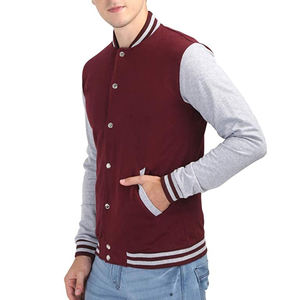 Chaqueta personalizada de alta calidad, chaqueta de béisbol con parches de chenilla, bordada - Product Image 2
