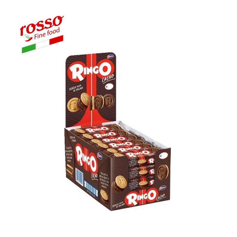 Pavesi Ringo biscotti ripieni di cacao 24x55G assortimento di biscotti di pane corto Italia dolci - Made in Italy