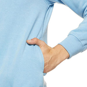 Sudadera con capucha personalizada para hombre, de alta calidad, 100% algodón, con cuello redondo, jersey liso de gran tamaño - Product Image 4