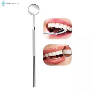 ด้ามจับกระจกสแตนเลสมือจับปากเครื่องมือทันตกรรม - Product Image 1