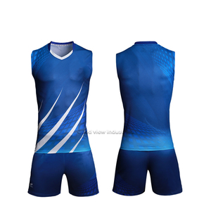 Ensemble de maillot de volley-ball, col en V, sublimation de qualité supérieure, fabriqué au Pakistan, maillot et pantalon de qualité supérieure, design personnalisé - Product Image 4