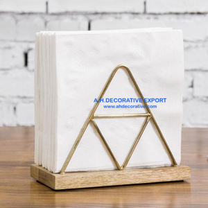 Soporte de pañuelos de Metal para decoración del hogar, caja de pañuelos de almacenamiento de oro antiguo, superventas - Product Image 5