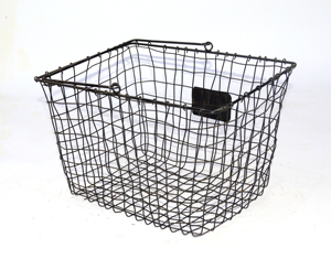 Organizer <b>Storage</b> Bin <b>Baskets</b> with Handles Metal Wire Food for Kitchen Cabinets Pantry Bathroom Laundry Room for Home Hotel - Product Image 3