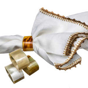 Porte-serviettes Buffalo pour la cuisine à domicile et les hôtels vaisselle à manger Porte-serviettes en corne de boeuf et de buffle Offre Spéciale - Product Image 1