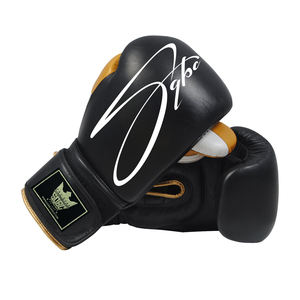 Guantes de Boxeo SAQIB&CO con Soporte de Muñeca de Velcro, Color Negro, 8oz-16oz, Venta al por Mayor, Personalizables, OEM - Product Image 4