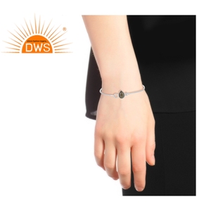 Bracelet en pierre précieuse Labradorite naturelle, argent Sterling 925, gros bijoux, pour fêtes, vente en gros - Product Image 4