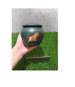 Urne de crémation en aluminium pour animaux de compagnie odyssey par Brassworld fournitures funérailles indiennes - Product Image 1