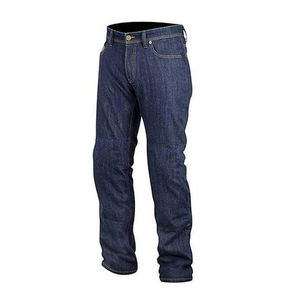 กางเกงยีนส์ขี่มอเตอร์ไซด์สีดำสำหรับผู้หญิงกางเกงยีนส์สไตล์ยับย่นสไตล์ยุโรป EN17092 - Product Image 4