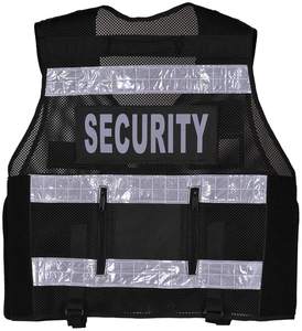 Gilet de sécurité de travail réfléchissant, avec poches, pour la Construction, noir, vert, Logo personnalisé - Product Image 4