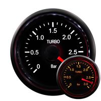 AGABO270-3BAR 52mm Waterproof Black LED Display Boost Gauge White Plastic Housing 12-Month Warranty for Diesel Trucks/Cars CE