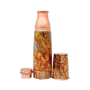 Nouveauté, bouteille d'eau en cuivre pur 100% de luxe faite à la main, boisson ayurvédique de qualité supérieure pour la santé - Product Image 5