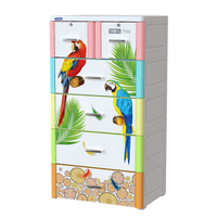 Armoire de Rangement en Plastique Tabi L, Prix de Gros Vietnamien, Commode Tiroirs pour Enfants en Plastique, Penderie Tabi L en Plastique