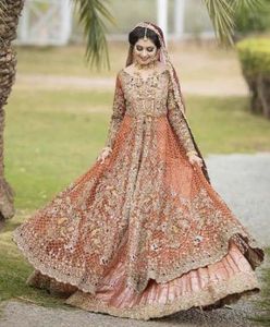 BEAUTIFUL---ELEGANT-<b>Bridal</b>-<b>JACKET</b> & LEHENGA--Dress with Elegant Embellished in crystal glass beads stone work for Wedding=2021 - Product Image 1