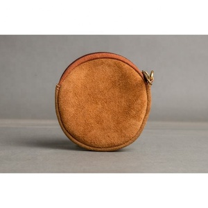 Mayorista Fabricante de lujo de las mujeres de cuero personalizado Monedero Mini cierre de cremallera redonda Monedero de moda para las niñas - Product Image 2