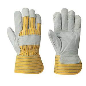 Gréeur canadien Gants de travail en cuir 707 Protection des mains de sécurité avec doublure en coton Usage général pour le soudage - Product Image 3