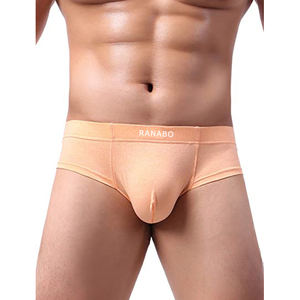 Bóxers Calzoncillos para Hombre al Por Mayor Estilo Nuevo con Bolsillo Frontal Tipo Tanga de Diseño Personalizado en Color Liso Ultra Suaves Sexis Eróticos y Atrevidos - Product Image 6