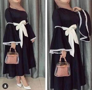 Nouvelle saison XXL Abaya pour femmes vêtements islamiques turcs caftan Dubaï arabe musulman ethnique mode Hijab robe pour adultes - Product Image 2