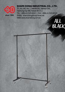 Estante de tela con recubrimiento terminado de grano de madera, DR-101HWC, estante de exhibición - Product Image 4