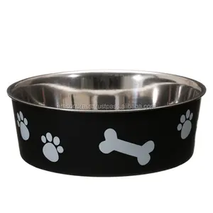 Hersteller Pet Bowl Paw & Bone Print Edelstahl Hunden apf