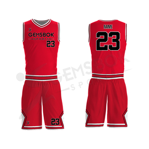 ชุดบาสเก็ตบอลแบบสั่งทำพิเศษ พิมพ์ลายแบบซับลิเมชั่น ระบายอากาศได้ดี ผลิตจากโพลีเอสเตอร์ 100% สำหรับผู้ชาย ขายส่ง ชุดบาสเก็ตบอล แห้งเร็ว - Product Image 1