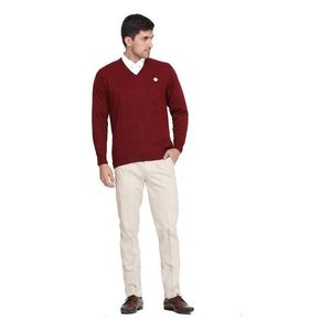 Suéter de alta calidad para hombre, chaleco con patrón de ganchillo - Product Image 5