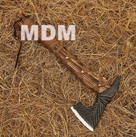 HACHE BUSHMAN VIKING FONCTIONNELLE 1095 CARBONE FABRIQUÉE À LA MAIN SUR MESURE AVEC MANCHE EN BOIS DE FRÊNE