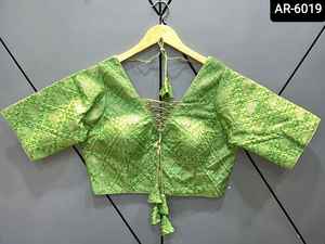 Diseñador paquistaní indio Heavy Lehenga Choli con hilo de algodón de seda suave secuencia de brillo bordado trabajo blusa Sari - Product Image 3