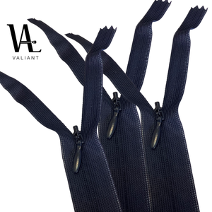 Fermeture éclair invisible en dentelle, noir #3 - Product Image 1