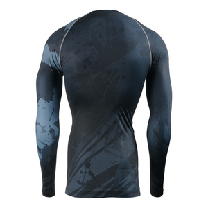 Camiseta de Compresión Deportiva Sublimada Personalizada para Hombre, Diseño OEM, Transpirable, de Secado Rápido, Manga Larga - Product Image 6