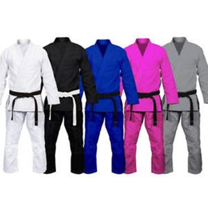 Nouveau kimono brésilien Jiu Jitsu, broderie personnalisé 550 450 350 GSM, 100% coton, tissage de perles, Arts martiaux, couleurs, nouvelle collection - Product Image 1