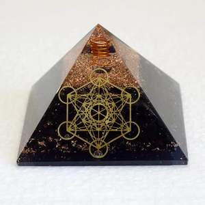 Venta al por mayor de piedras preciosas de turmalina negra natural Chips tallados Feng Shui piedra curativa para Reiki Orgonita pirámide meditación - Product Image 3