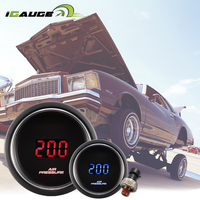 Manomètre de pression d'air pour voiture, jauge numérique unique, 52mm