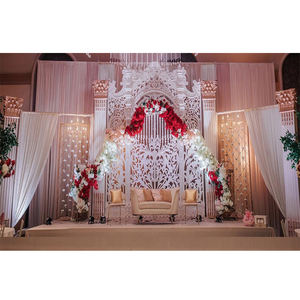 Sorprendente occidental bodas gran escenario de boda gran escenario decoración Gran recepción marco de puerta boda escenario - Product Image 1