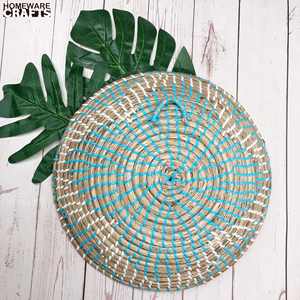 Decoración de pared de ratán hecha a mano de alta calidad, forma redonda para decoración del hogar, precio barato, producto caliente sin cantidad mínima - Product Image 3