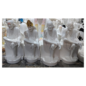 Best Marble Dwarkamai Sai Baba Hindu Lord Artistic Handmade Statue - Product Image 1