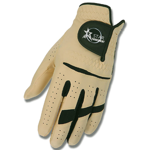 Venta al por mayor de guantes de golf de cuero antideslizantes Cabretta personalizados para hombres y mujeres de alta calidad con logotipo personalizado para los deportes - Product Image 3