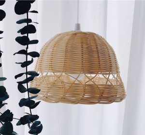 Pantalla de ratán hecha a mano - Product Image 4