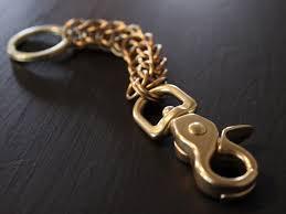 Top selling customerised new designer pure brass keychain at wholesale price - Product Image 5