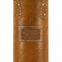 Sac de Frappe Lourd en Cuir avec Remplissage de Sable, 3 Pieds de Haut, Équipement de Boxe Suspendu pour Usage Extérieur
