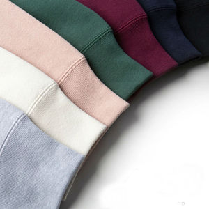 Mens de moda Jersey atlética sudaderas con capucha de Color sólido de peso pesado de lana - Product Image 6