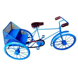 עתיק אופני דגם מתכת קרפט בית תפאורה בציר אופניים צלמית מיניאטורות