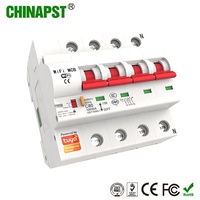 Disjoncteur intelligent WiFi 4P sur rail DIN AC400V 16A-125A pour boîtier de distribution industriel PST-MCB-4P