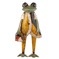 Sculpture Antique, 30 cm, meilleur décoration d'extérieur et d'intérieur, Design en métal, Design de finition colorée et peinte