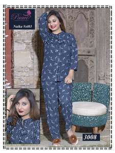 Nouveau pyjama femme automne et hiver, costume imitation Reyon, mince, sexy, deux pièces, tenue de nuit, sexy - Product Image 3