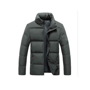 Chaqueta de algodón con capucha para hombre, chaqueta de invierno con burbujas, personalizada, venta al por mayor - Product Image 1