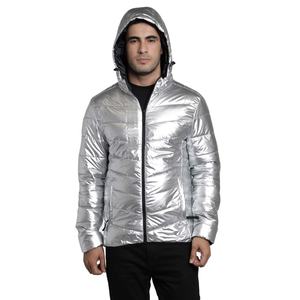 Nouvelle arrivée Veste matelassée brillante sur mesure pour homme Veste d'hiver en duvet Veste à bulles surdimensionnée 100% polyester Veste d'hiver matelassée chaude pour homme - Product Image 1